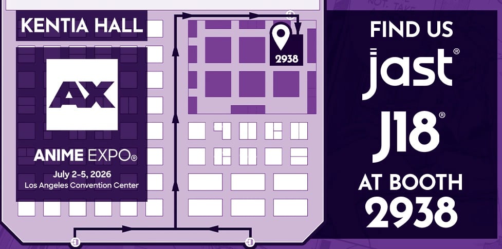 Location Of J18 Publishing Booth At Anime Expo 2026