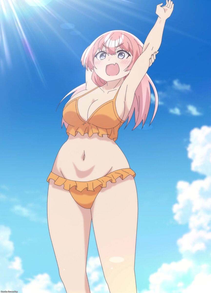 Yowayowa Sensei Episode 7 Bikini Mizuki Stretches