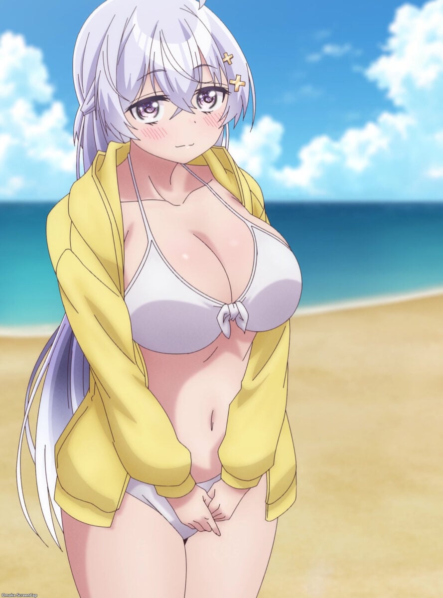 Yowayowa Sensei Episode 7 Hiyori Sensei Wears White Bikini
