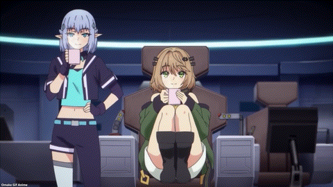 Reborn As A Space Mercenary Teaser PV Elma And Mimi Drink Coffee