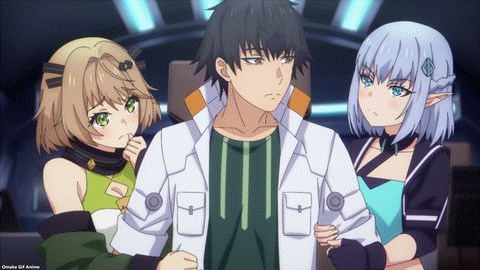Reborn As A Space Mercenary Teaser PV Hiro Hugs Mimi And Elma