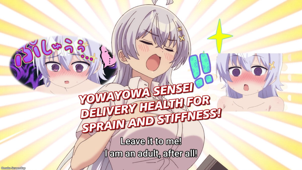 Yowayowa Sensei, Episode 11 &mdash; Delivery Health for Sprain and Stiffness!